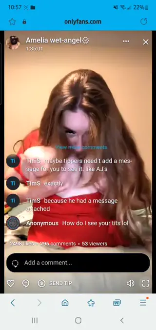 amelia-wet-angel leaked video, frame 1