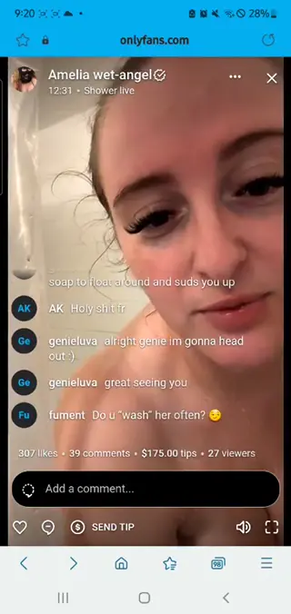 amelia-wet-angel leaked video preview