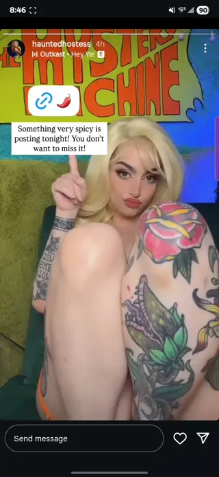 hauntedhostess leaked video, frame 6